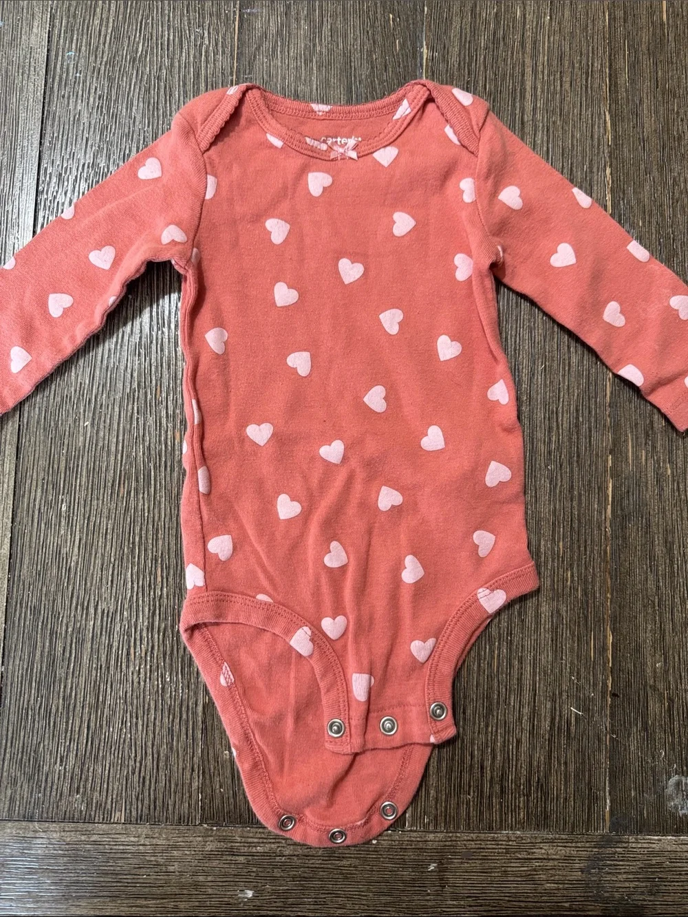 Carter’s Baby Girl Long Sleeve Bodysuit Bundle | Size 6M | 6 Pieces | Fall